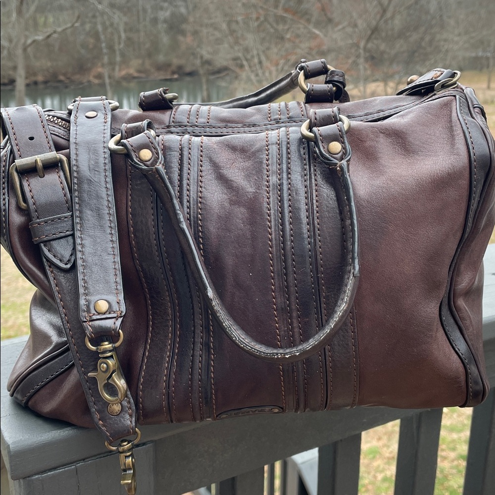 Vintage Vibe Frye Jane Speedy Satchel - Picture 3 of 15